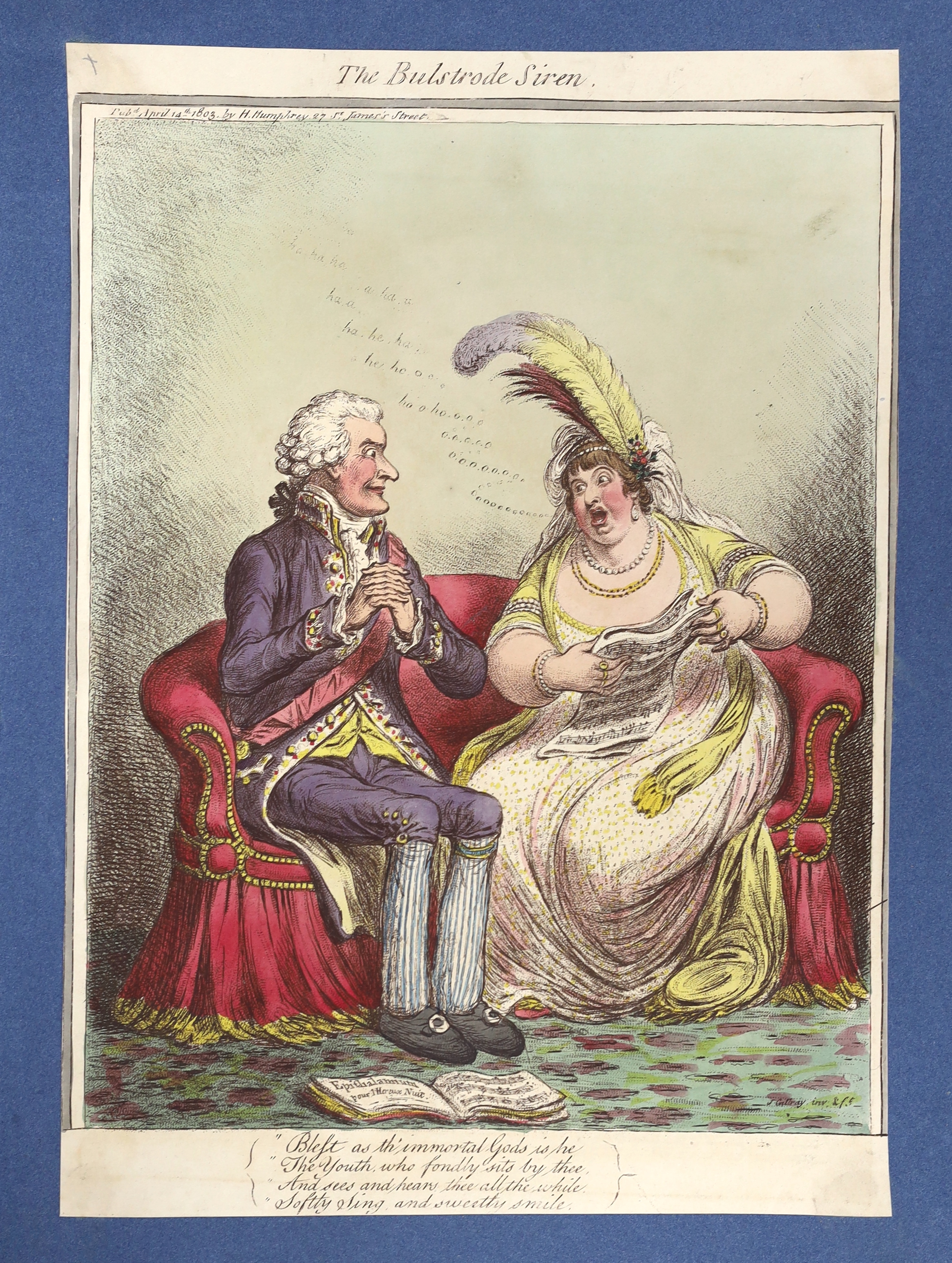 James Gillray (English, 1756-1815)